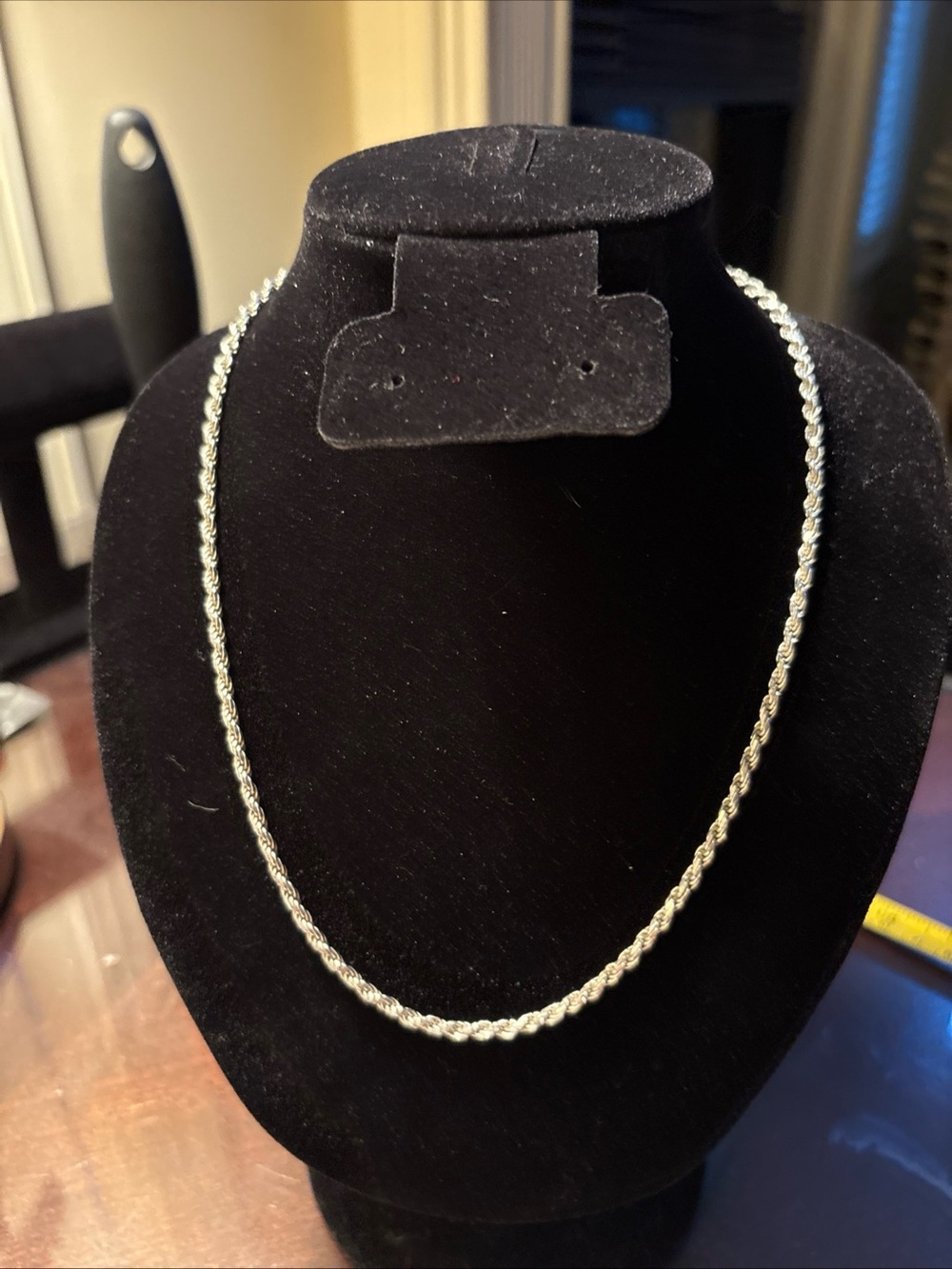 18” Italian Sterling Rope Chain Necklace - Silver